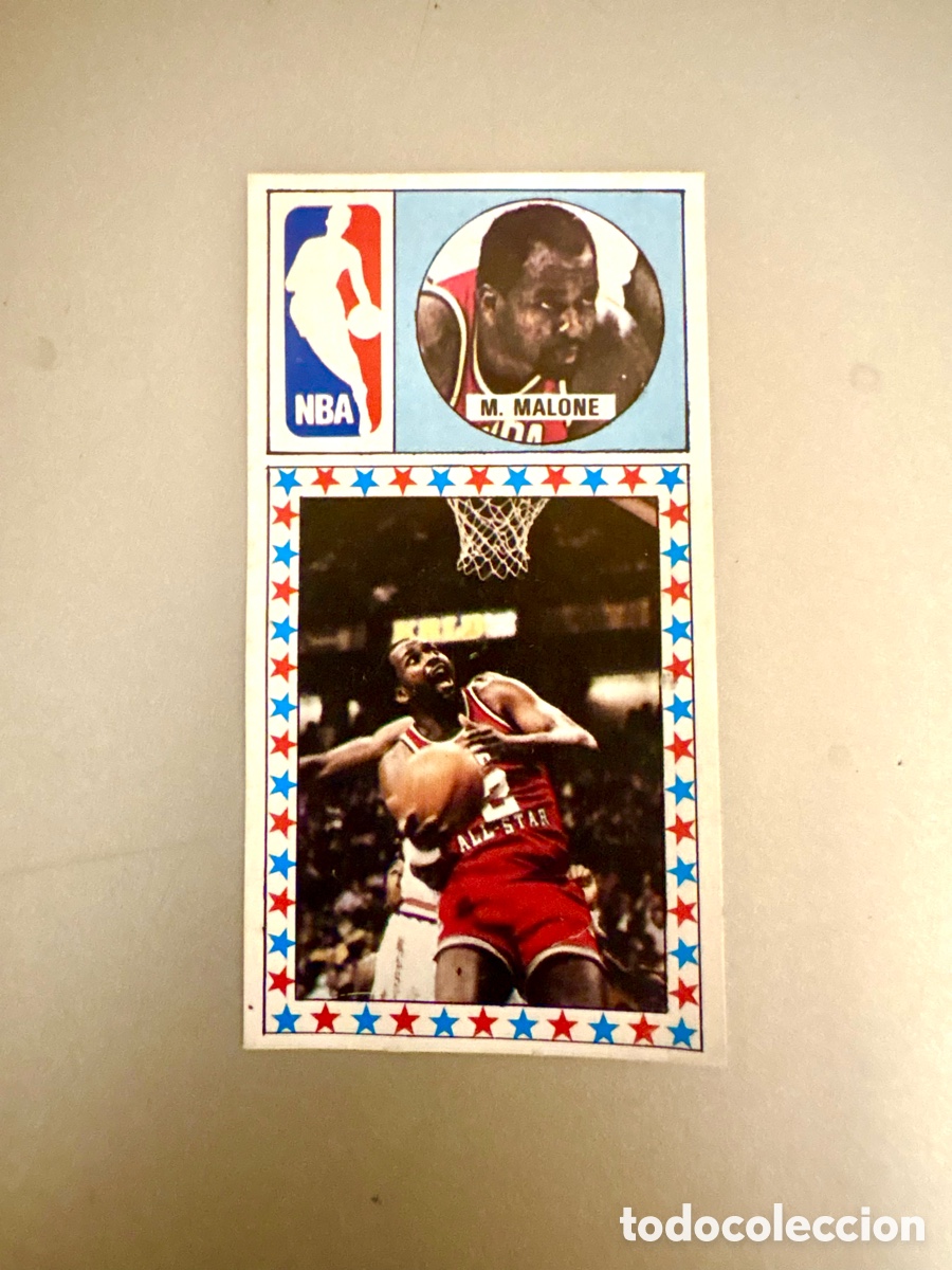 Collezionismo sportivo: &bull; Cromo Moses Malone N&ordm; 167 - J. Merchante Baloncesto Liga 1986/87 - NBA Washington Bullets