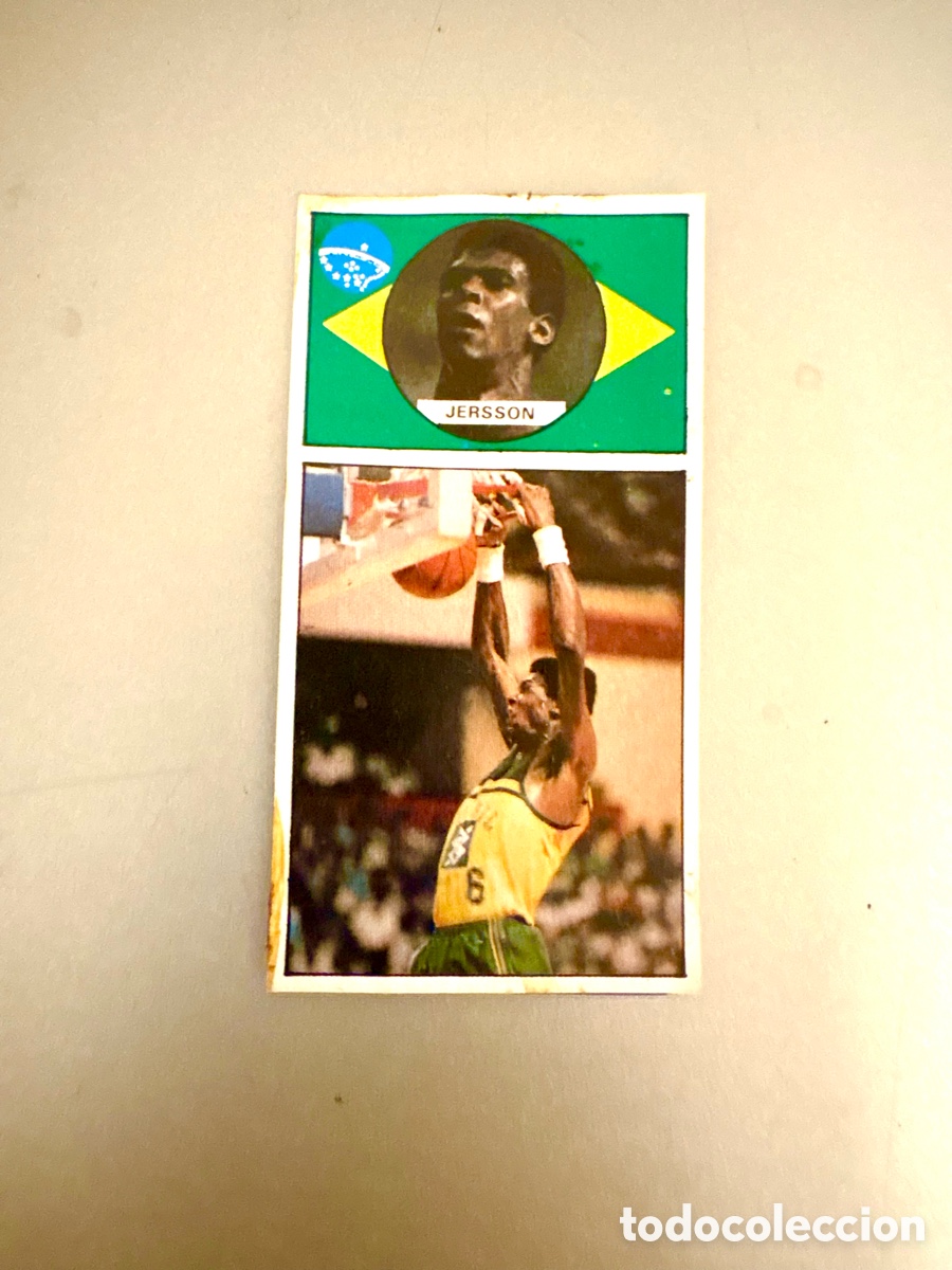Collezionismo sportivo: Cromo Baloncesto 85 86 Merchante 149 ROOKIE CARD Jersson (Gerson Victalino) - Brasil (Recuperado)