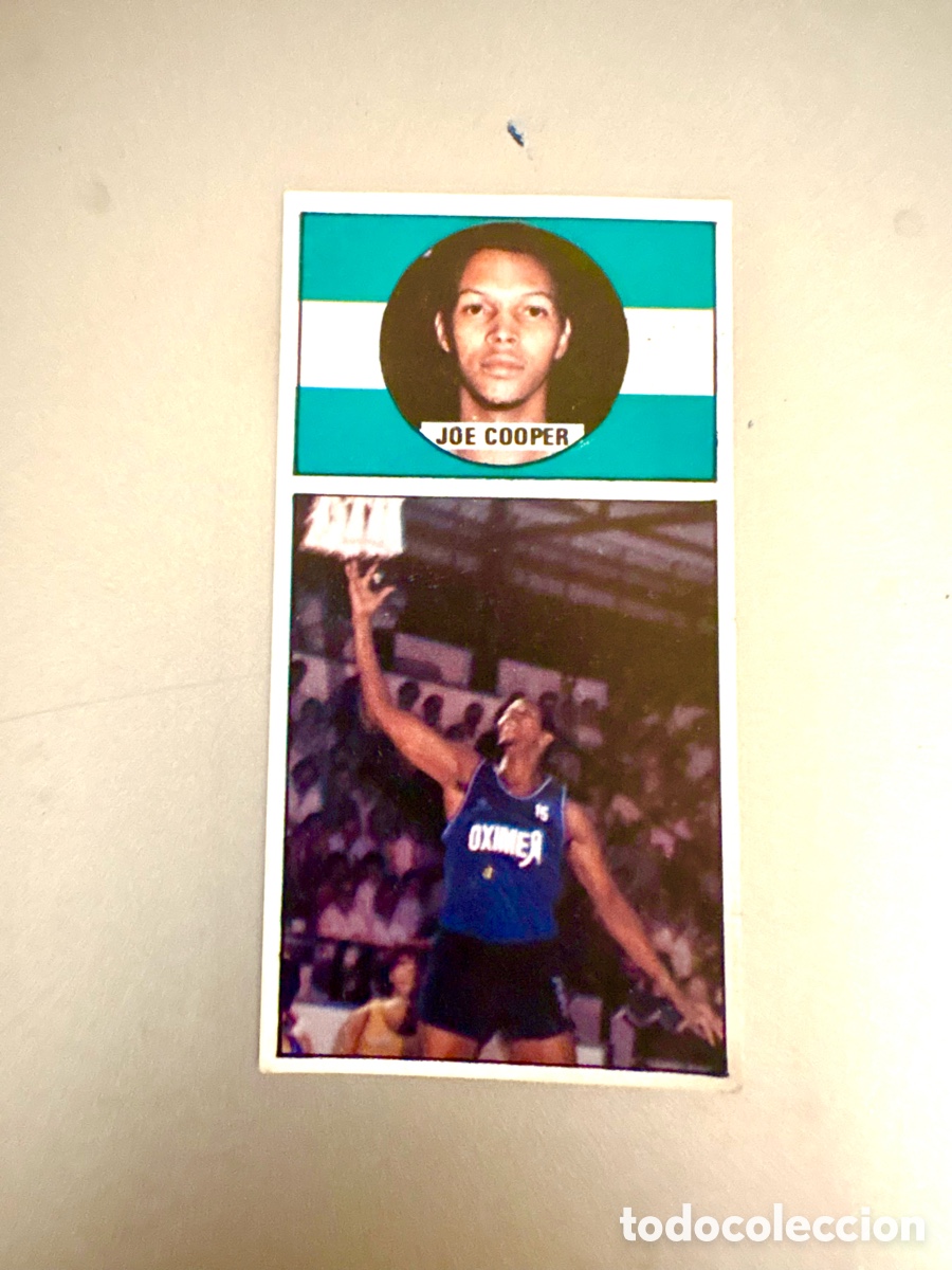 Colecionismo desportivo: Cromo Baloncesto 1985/86 Merchante N&ordm; 135 Joe Cooper - Oximesa Granada (Recuperado)