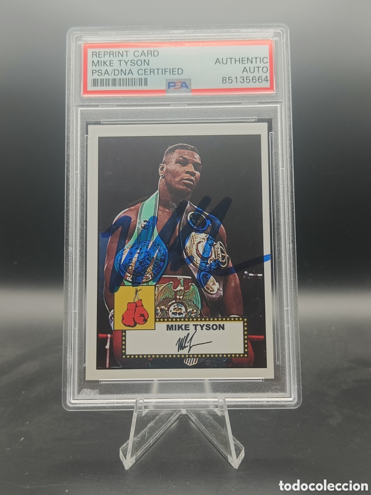 Coleccionismo deportivo: Mike Tyson AUTO on card PSA