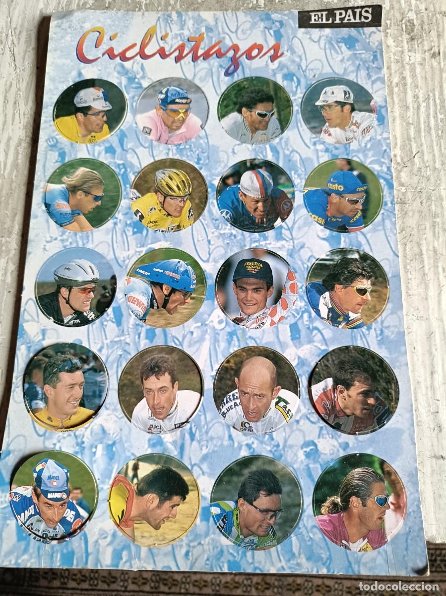 Sammelleidenschaft Sport: TAZO CICLISTAZOS EL PAIS INDURAN LACE ARMDTRONG MARCO PANTANI ,OLANO ETC