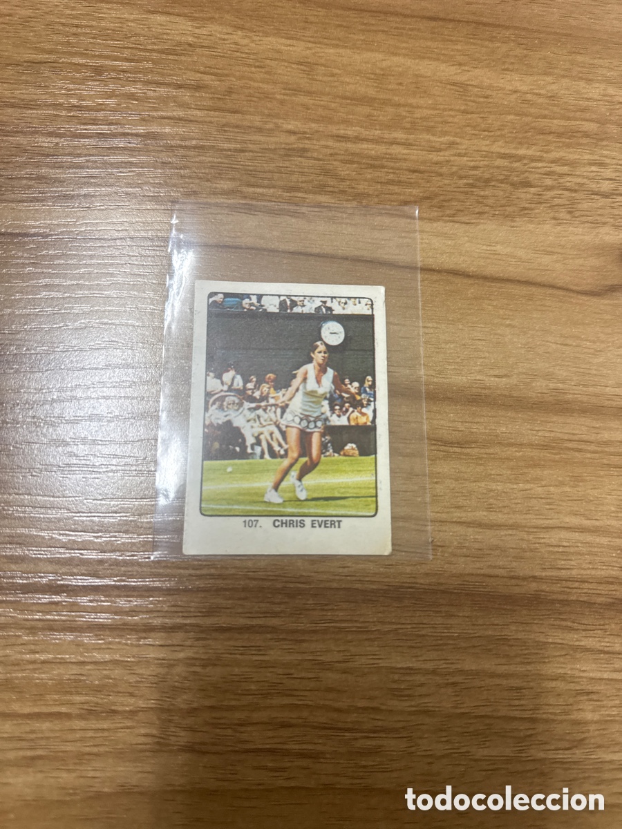 Coleccionismo deportivo: 1974 CHRIS EVERT ROOKIE TENIS N&ordm; 107 KEISA SIN PEGAR