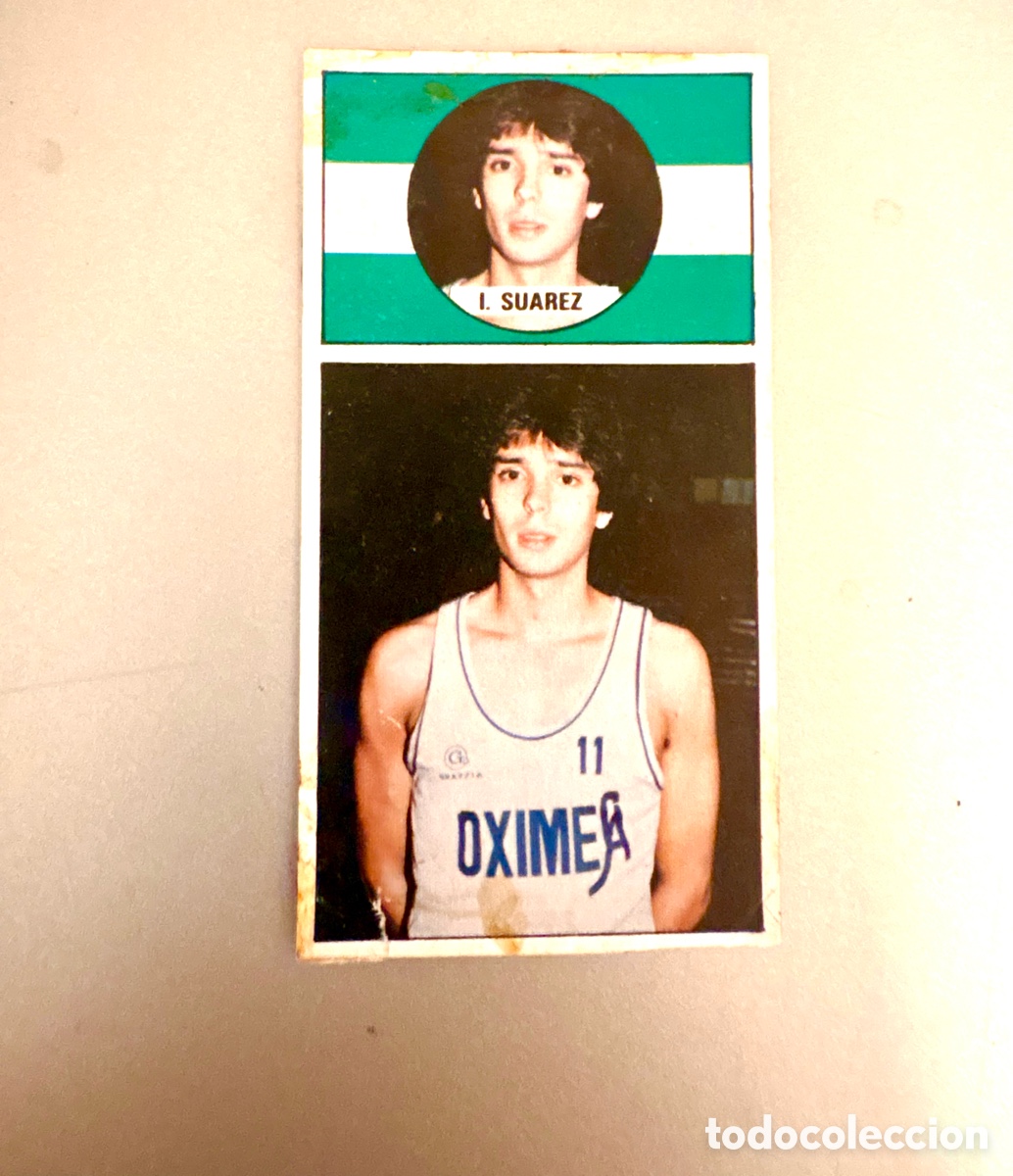 Colecionismo desportivo: Cromo Ignacio Su&aacute;rez N&ordm; 127 - Oximesa Granada - Liga Baloncesto 1986/87 J. Merchante - El de la foto