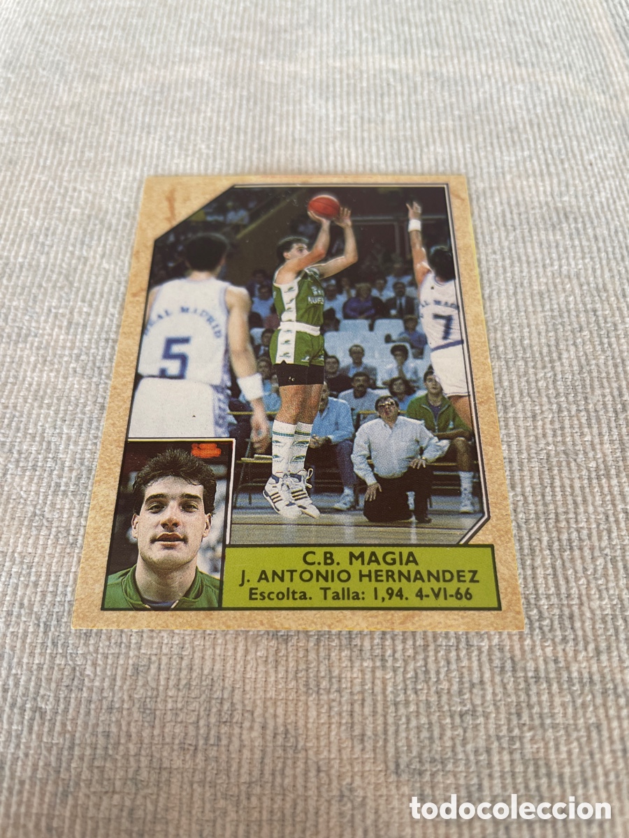 Coleccionismo deportivo: CONVERSE Baloncesto 1988-89 J. Antonio Hern&aacute;ndez C.B. MAGIA 109 sin pegar