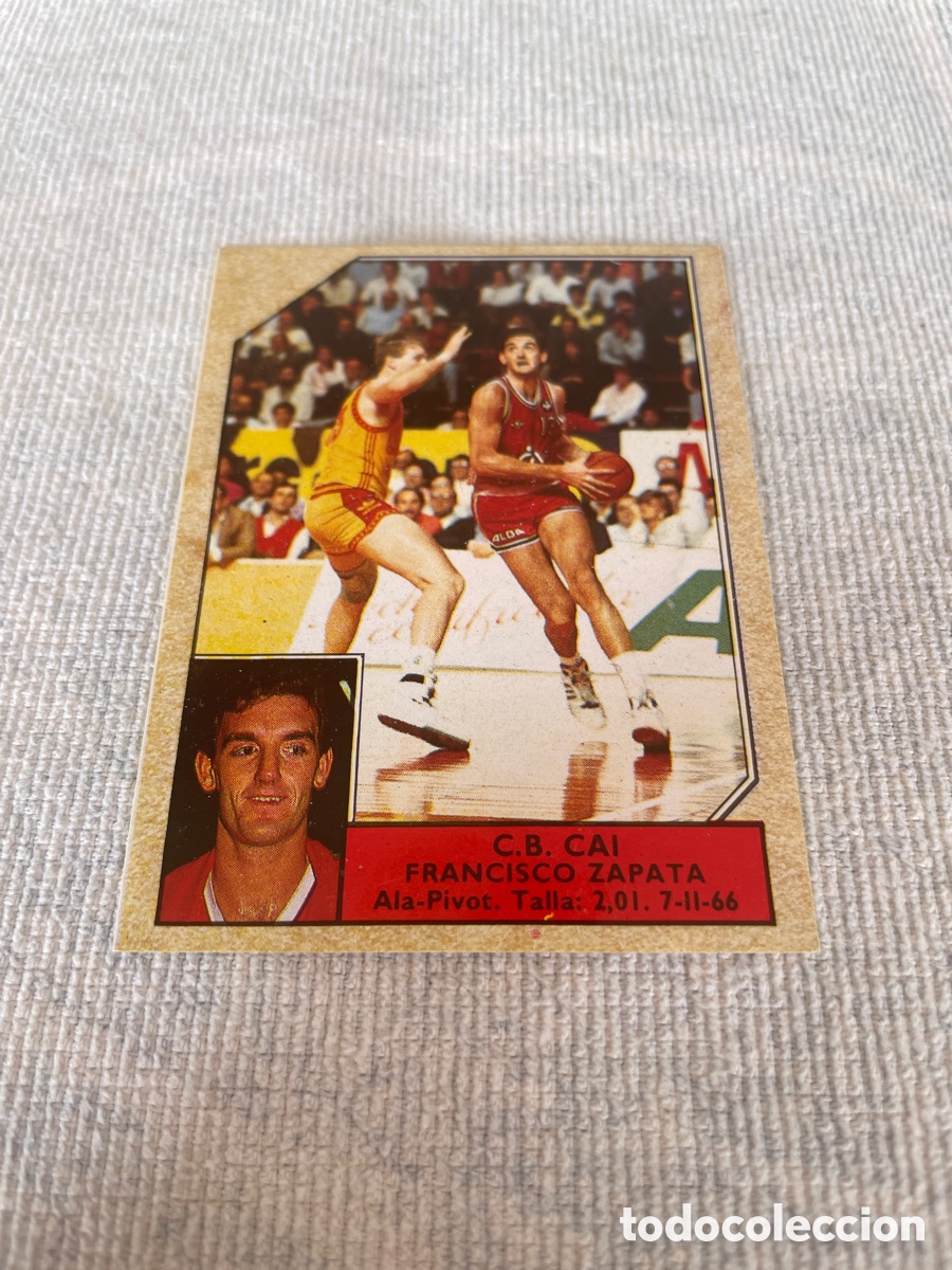 Coleccionismo deportivo: CONVERSE Baloncesto 1988-89 Francisco Zapata C.B. CAI 32 sin pegar