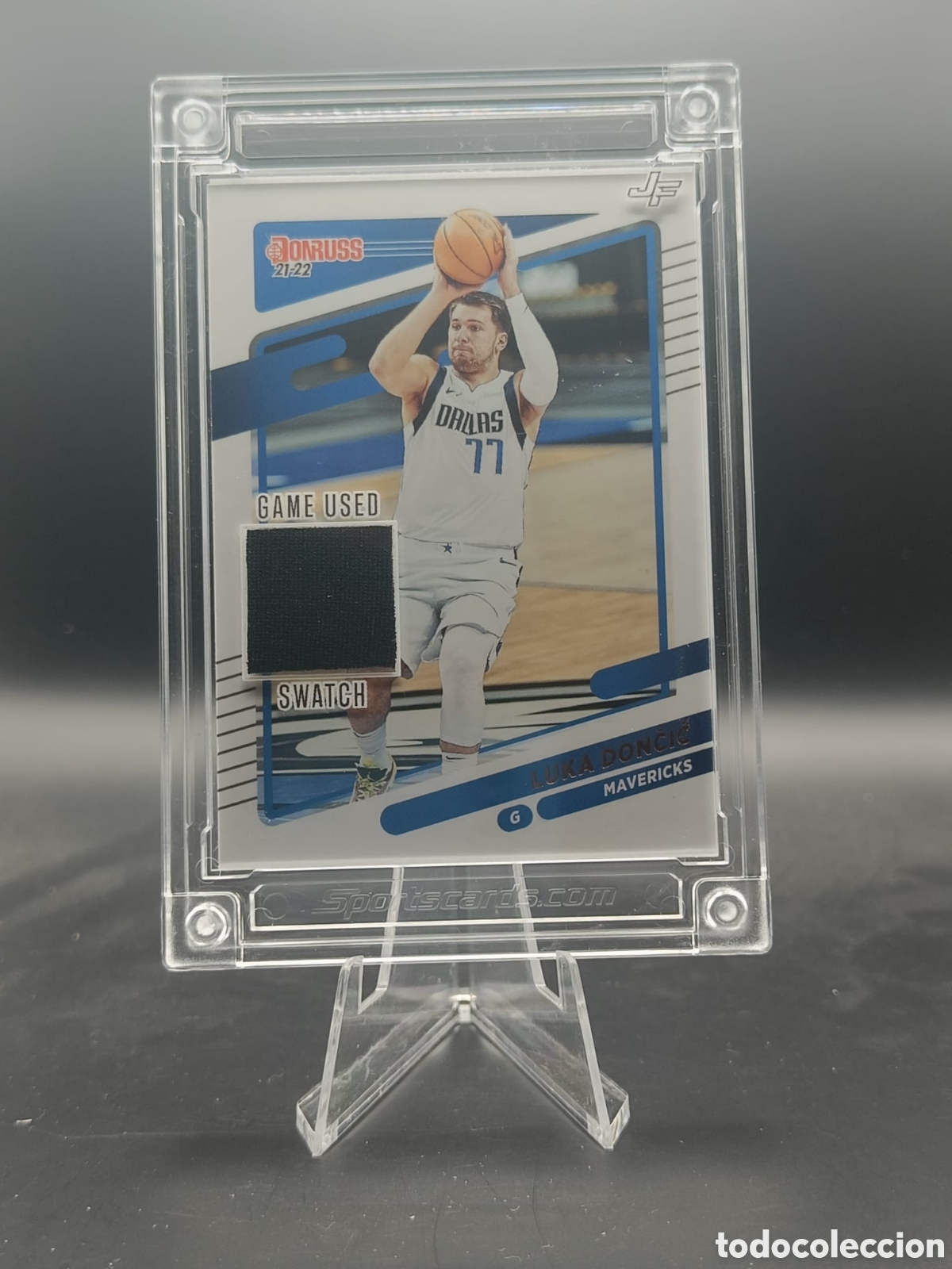 Coleccionismo deportivo: 2021-22 Jersey Fusion Luka Doncic Patch Game Used