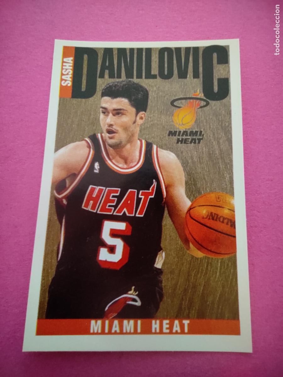 Coleccionismo deportivo: 15 - SASHA DANILOVIC (MIAMI HEAT) 96 97 - CROMO PANINI NBA BASKETBALL 1996 1997