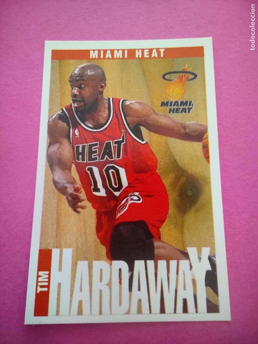 Coleccionismo deportivo: 17 - TIM HARDAWAY (MIAMI HEAT) 96 97 - CROMO PANINI NBA BASKETBALL 1996 1997