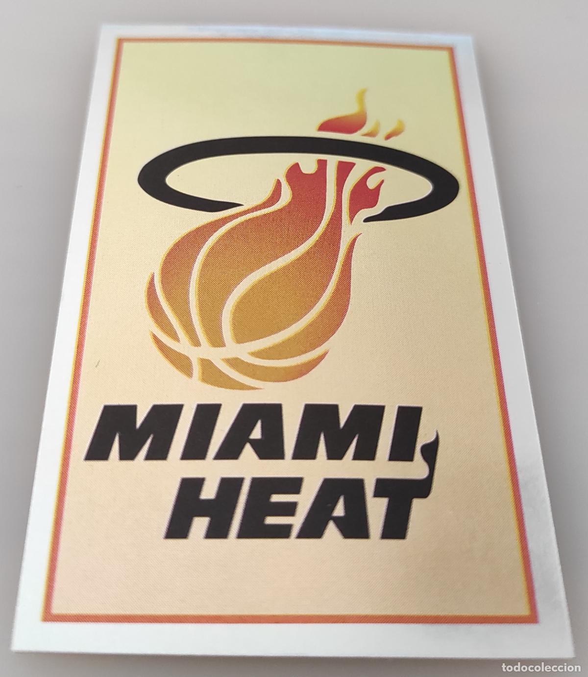 Coleccionismo deportivo: 19 - LOGO MIAMI HEAT 96 97 - CROMO PANINI NBA BASKETBALL 1996 1997