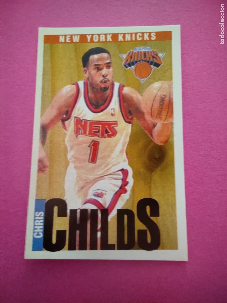 Coleccionismo deportivo: 32 - CHRIS CHILDS (NEW YORK KNICKS) 96 97 - CROMO PANINI NBA BASKETBALL 1996 1997