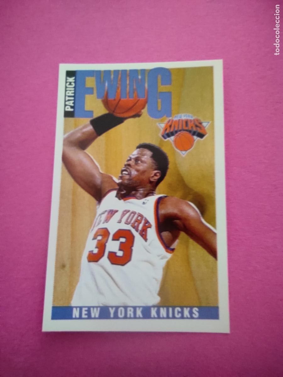 Coleccionismo deportivo: 34 - PATRICK EWING (NEW YORK KNICKS) 96 97 - CROMO PANINI NBA BASKETBALL 1996 1997