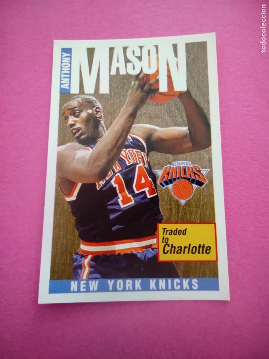 Coleccionismo deportivo: 37 - ANTHONY MASON (NEW YORK KNICKS) 96 97 - CROMO PANINI NBA BASKETBALL 1996 1997