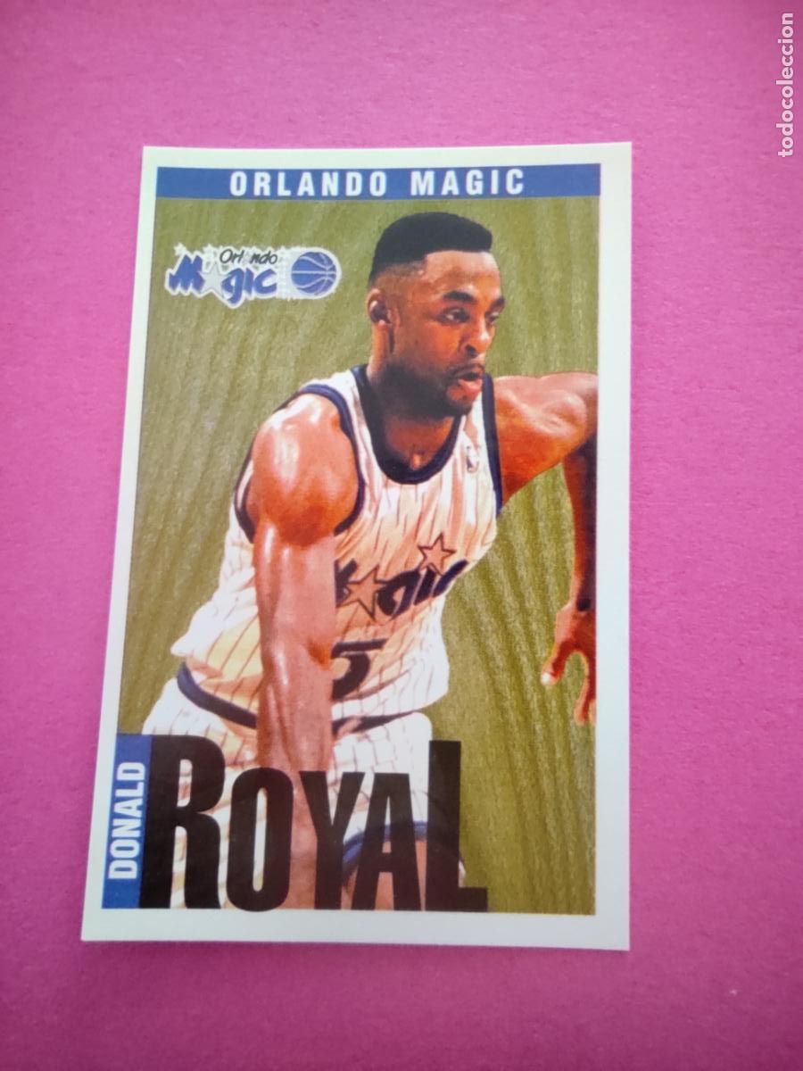 Coleccionismo deportivo: 46 - DONALD ROYAL (ORLANDO MAGIC) 96 97 - CROMO PANINI NBA BASKETBALL 1996 1997