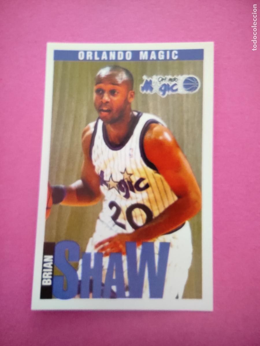 Coleccionismo deportivo: 48 - BRIAN SHAW (ORLANDO MAGIC) 96 97 - CROMO PANINI NBA BASKETBALL 1996 1997