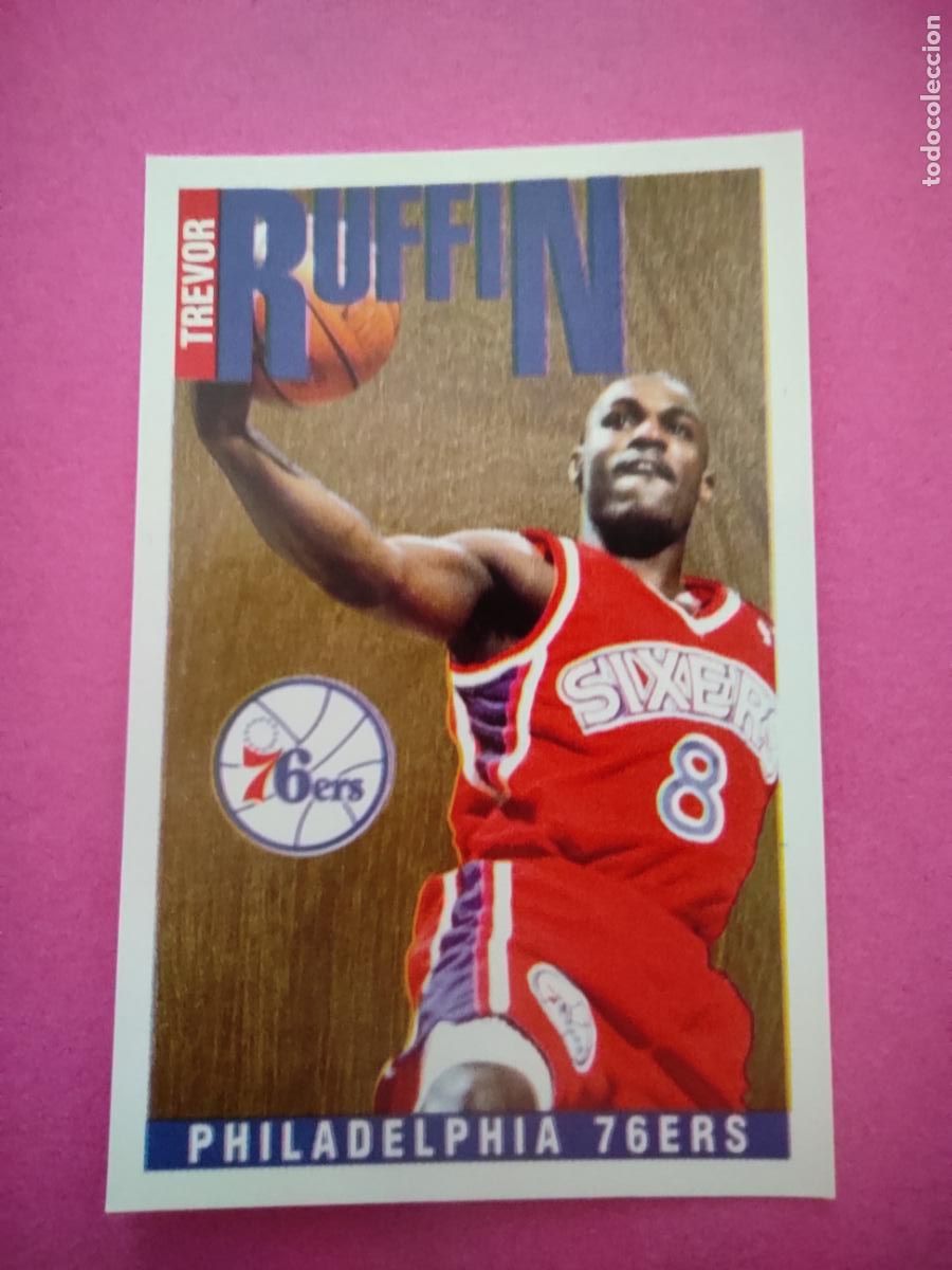 Coleccionismo deportivo: 54 - TREVOR RUFFIN (PHILADELPHIA 76ERS) 96 97 - CROMO PANINI NBA BASKETBALL 1996 1997