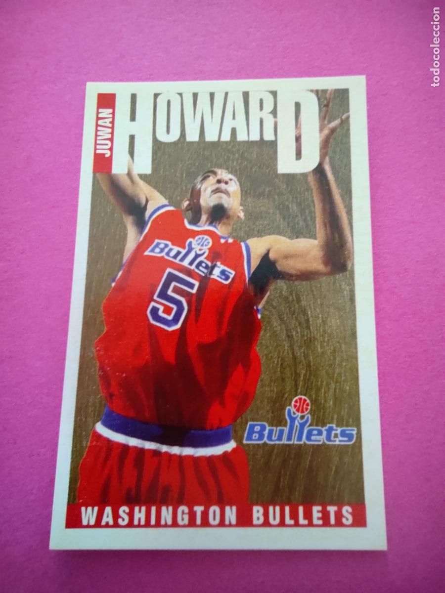 Coleccionismo deportivo: 59 - JUWAN HOWARD (WASHINGTON BULLETS) 96 97 - CROMO PANINI NBA BASKETBALL 1996 1997