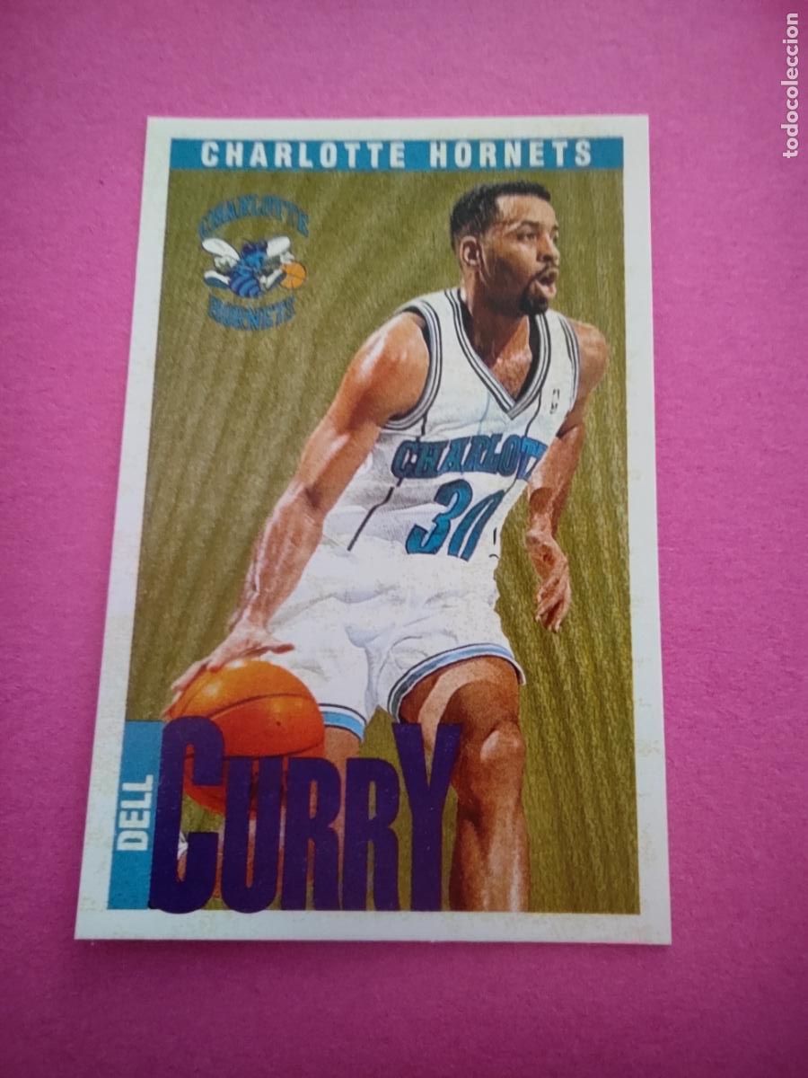 Coleccionismo deportivo: 78 - DELL CURRY (CHARLOTTE HORNETS) 96 97 - CROMO PANINI NBA BASKETBALL 1996 1997