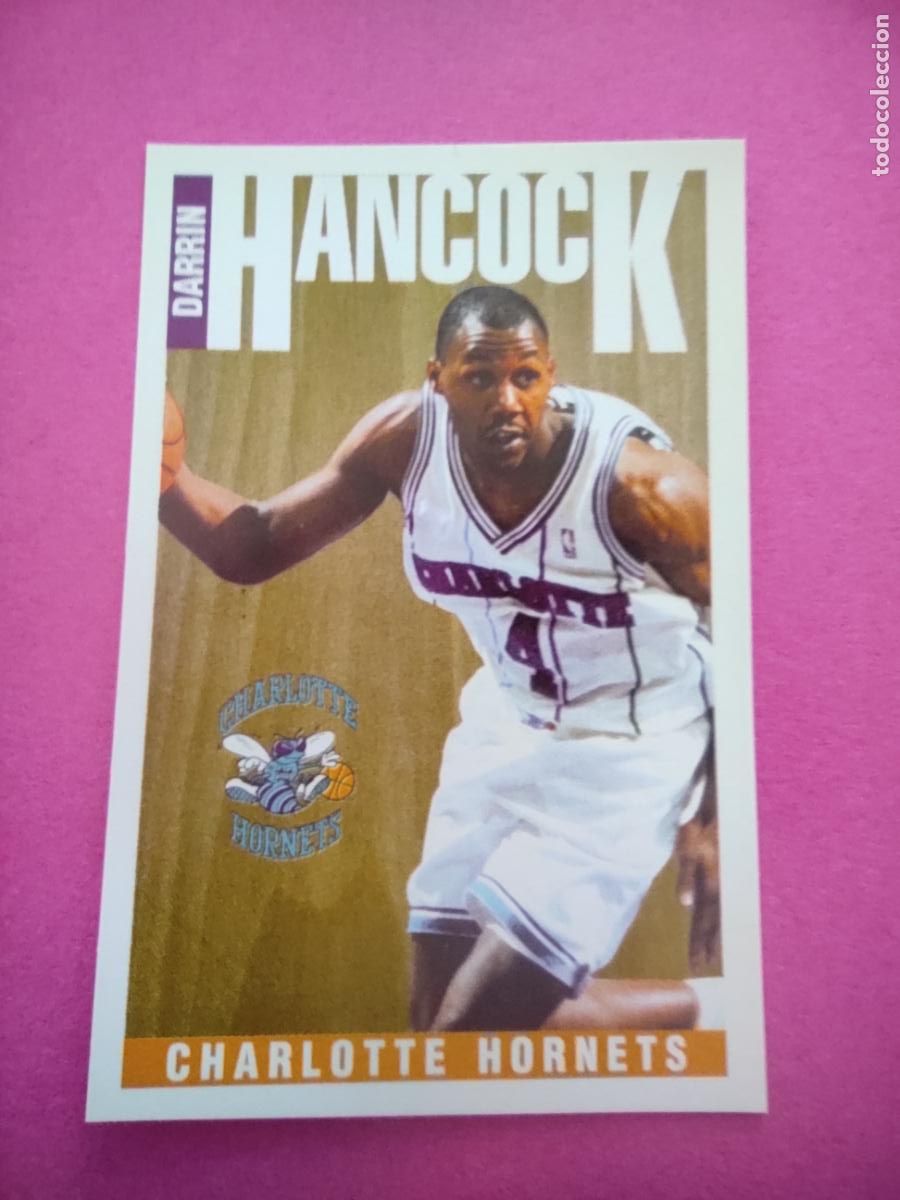Coleccionismo deportivo: 80 - DARRIN HANCOCK (CHARLOTTE HORNETS) 96 97 - CROMO PANINI NBA BASKETBALL 1996 1997