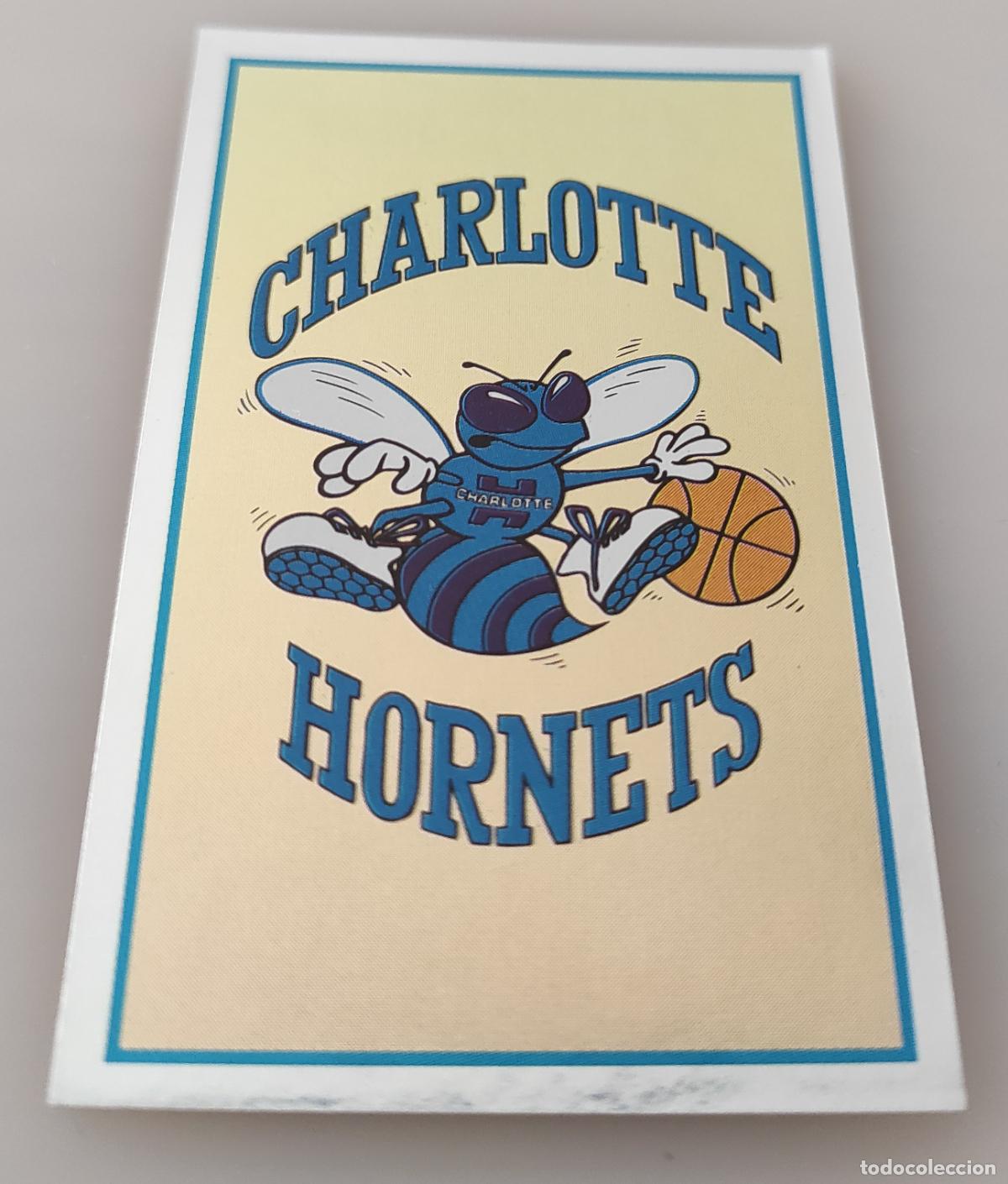 Coleccionismo deportivo: 83 - LOGO CHARLOTTE HORNETS 96 97 - CROMO PANINI NBA BASKETBALL 1996 1997