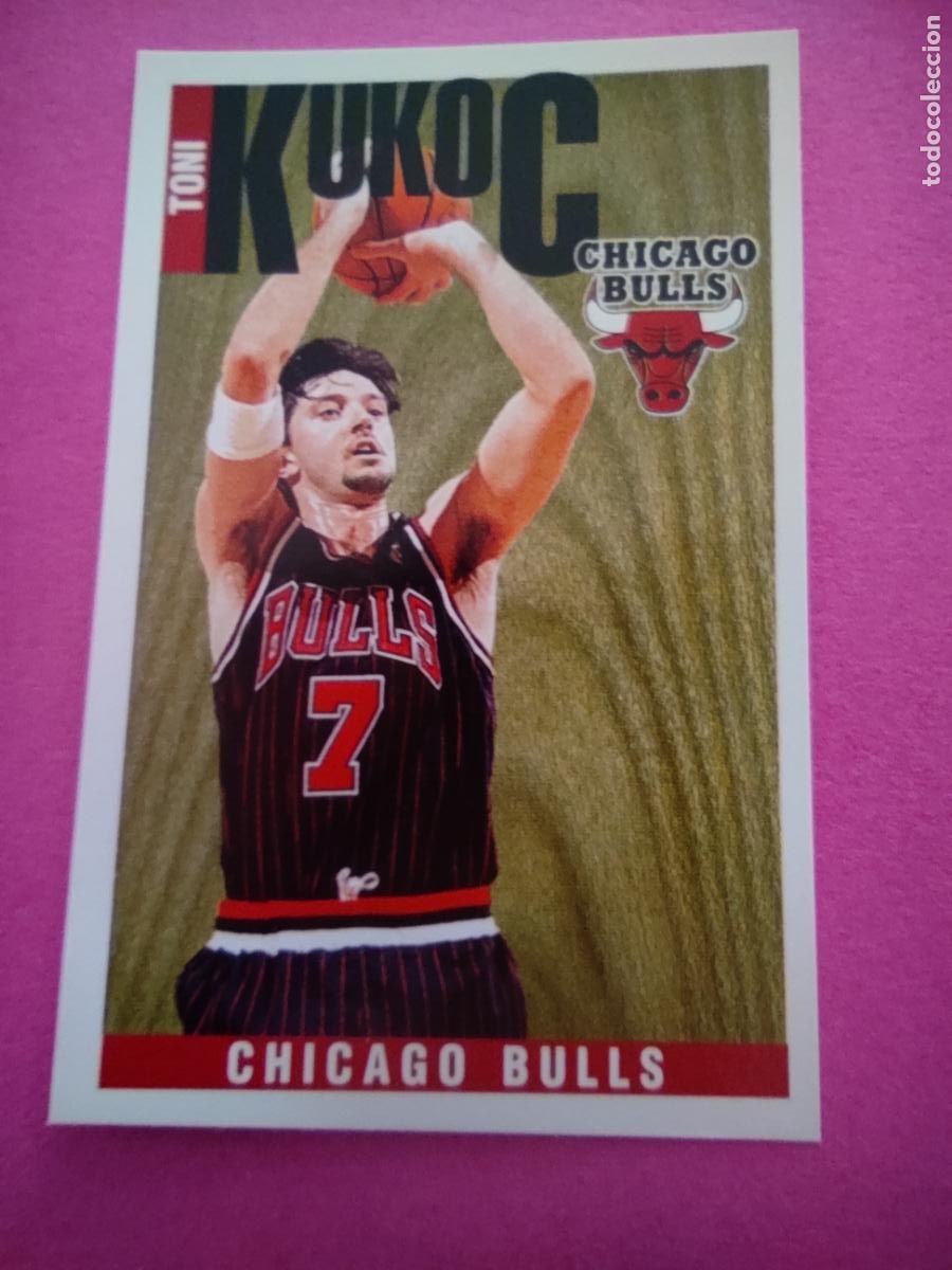 Coleccionismo deportivo: 88 - TONI KUKOC (CHICAGO BULLS) 96 97 - CROMO PANINI NBA BASKETBALL 1996 1997