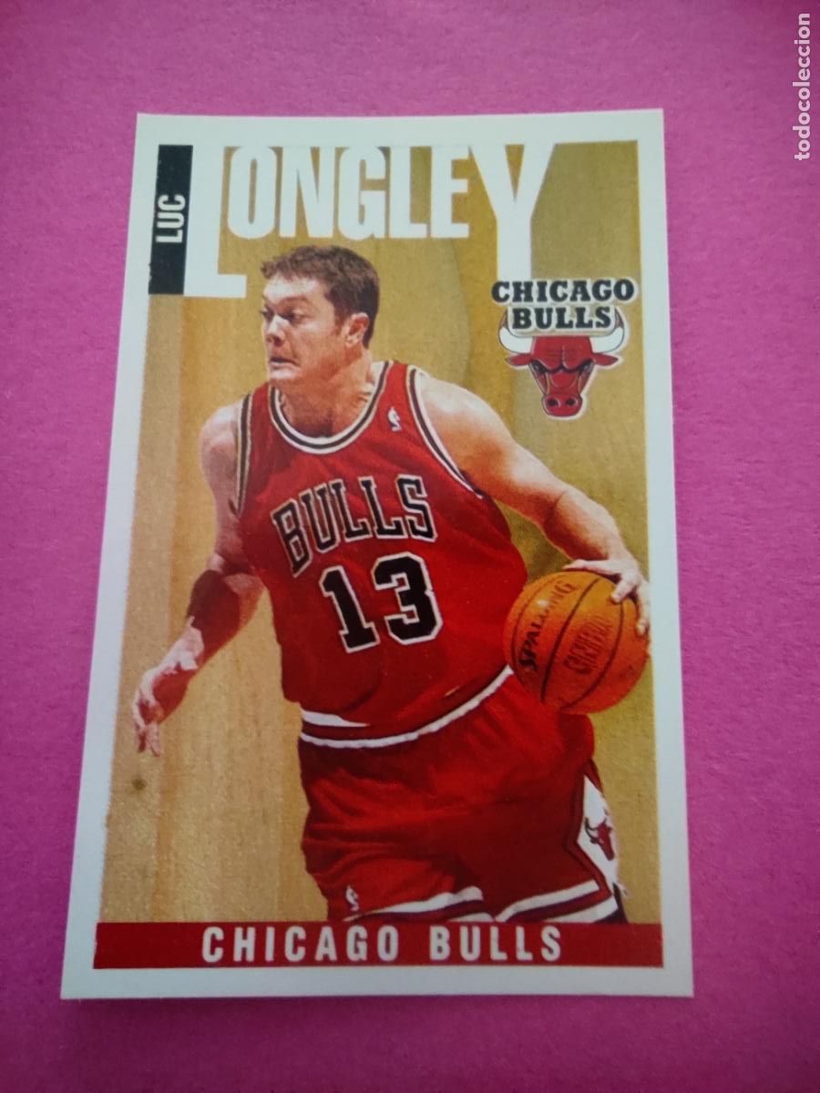 Coleccionismo deportivo: 89 - LUC LONGLEY (CHICAGO BULLS) 96 97 - CROMO PANINI NBA BASKETBALL 1996 1997