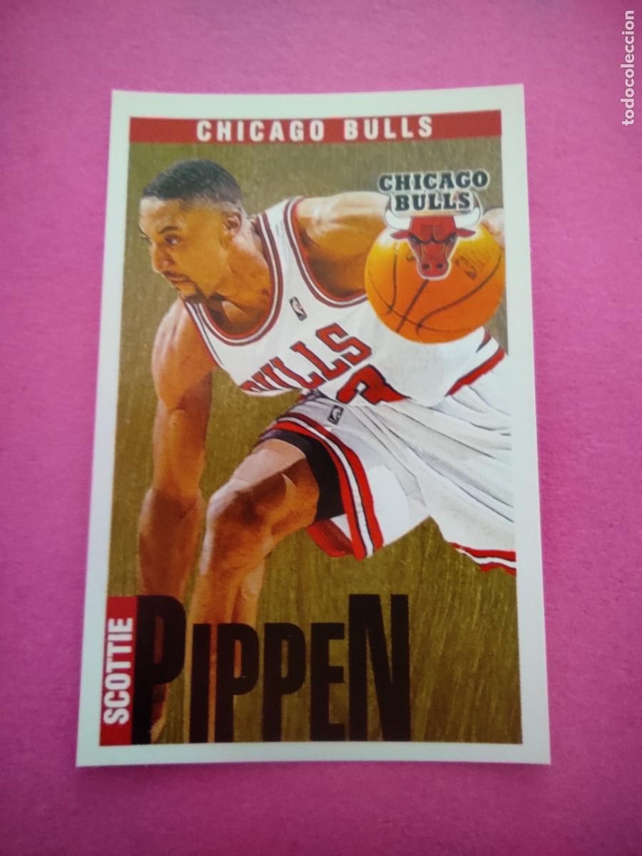 Coleccionismo deportivo: 91 - SCOTTIE PIPPEN (CHICAGO BULLS) 96 97 - CROMO PANINI NBA BASKETBALL 1996 1997