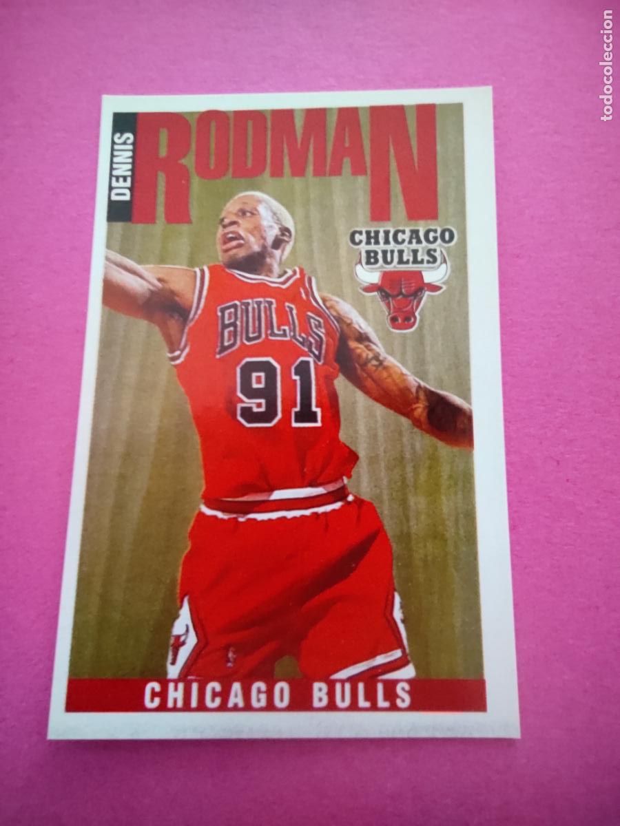 Coleccionismo deportivo: 92 - DENNIS RODMAN (CHICAGO BULLS) 96 97 - CROMO PANINI NBA BASKETBALL 1996 1997
