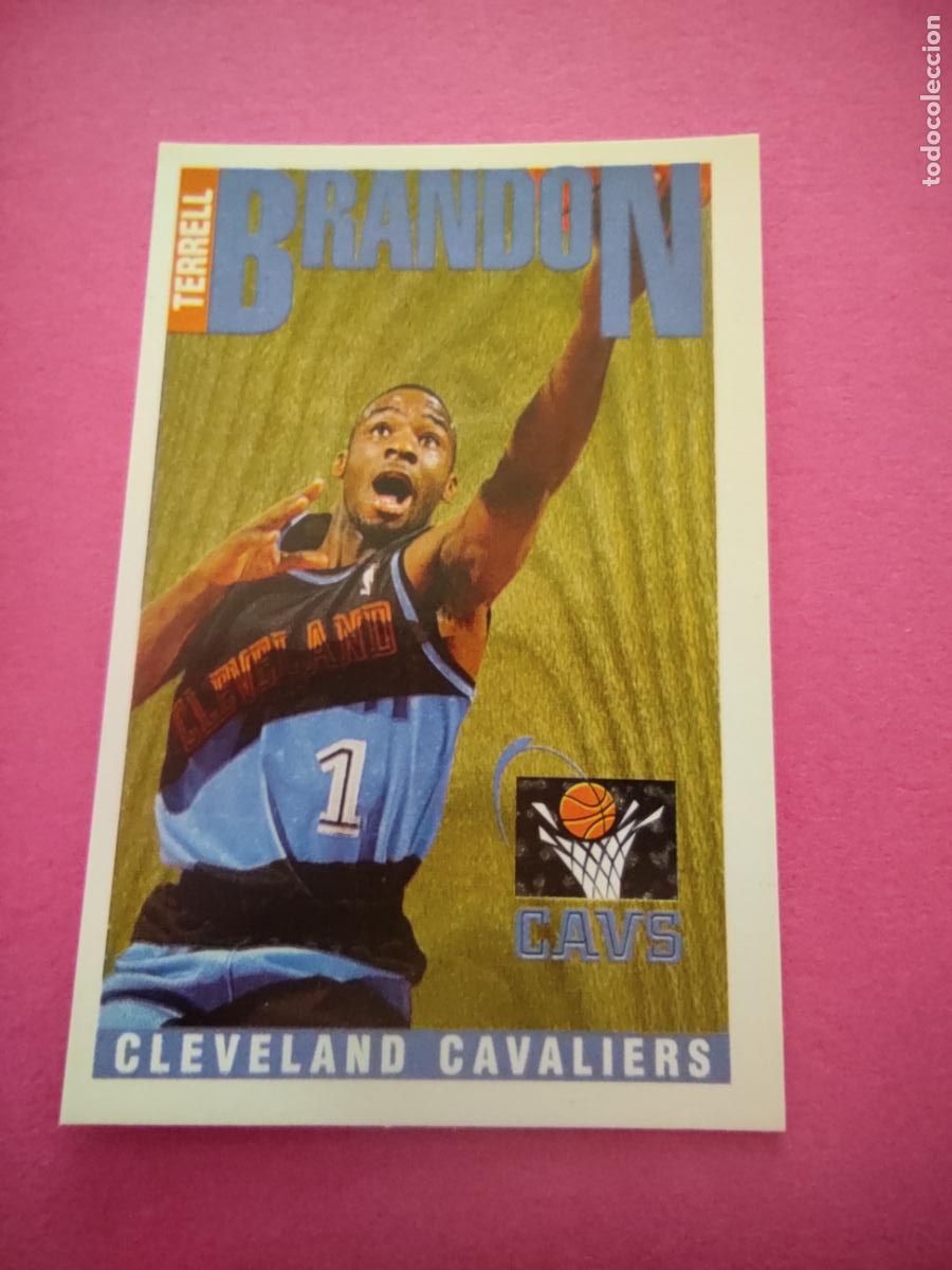Coleccionismo deportivo: 94 - TERRELL BRANDON (CLEVELAND CAVALIERS) 96 97 - CROMO PANINI NBA BASKETBALL 1996 1997