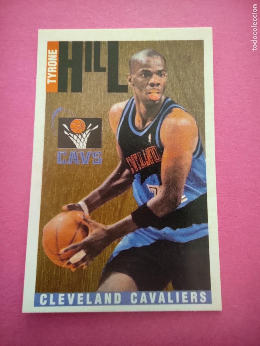 Coleccionismo deportivo: 97 - TYRONE HILL (CLEVELAND CAVALIERS) 96 97 - CROMO PANINI NBA BASKETBALL 1996 1997