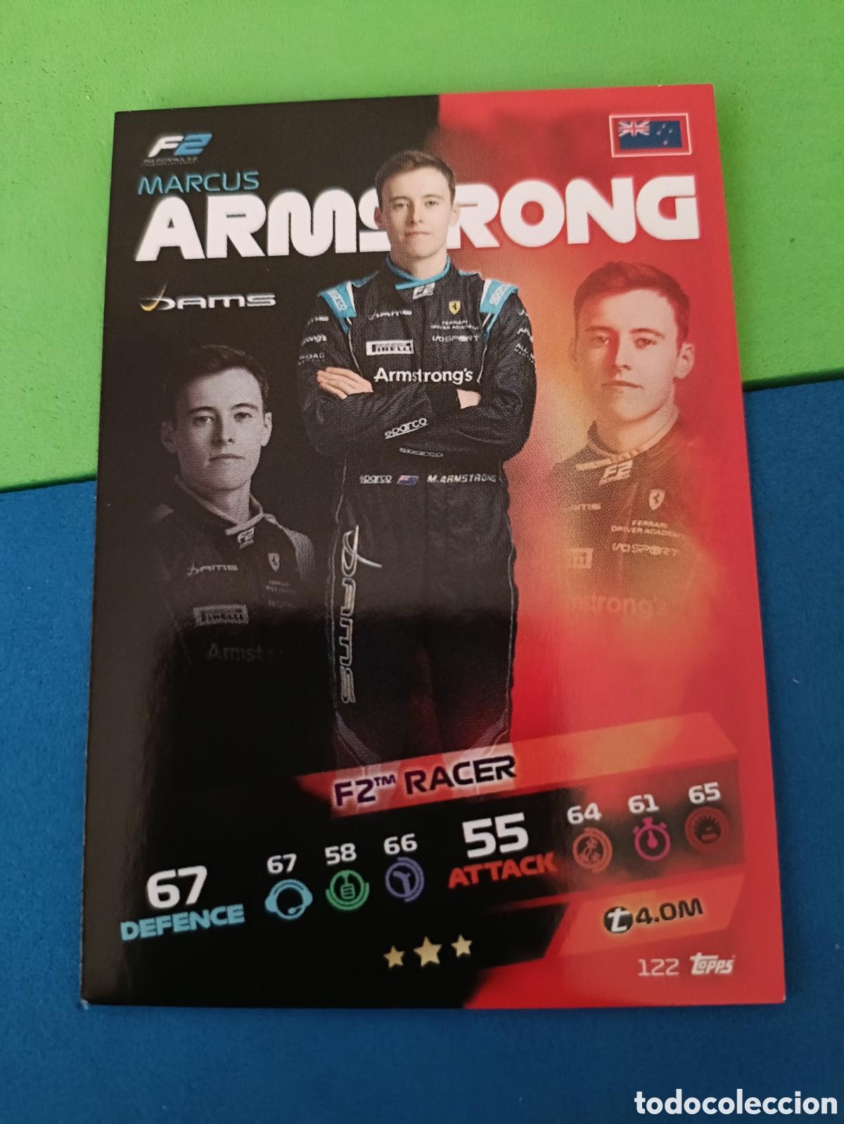 Coleccionismo deportivo: Topps Turbo Attax F&oacute;rmula uno F1 2021 - 122 Armstrong