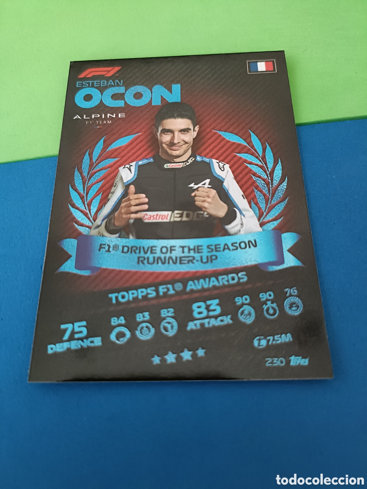 Coleccionismo deportivo: Topps Turbo Attax F&oacute;rmula uno F1 2021 - 230 Ocon Personality winner