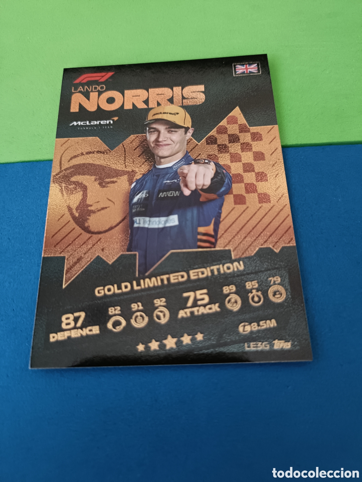 Coleccionismo deportivo: Topps Turbo Attax F&oacute;rmula uno F1 2021 - LE3G limitada Norris