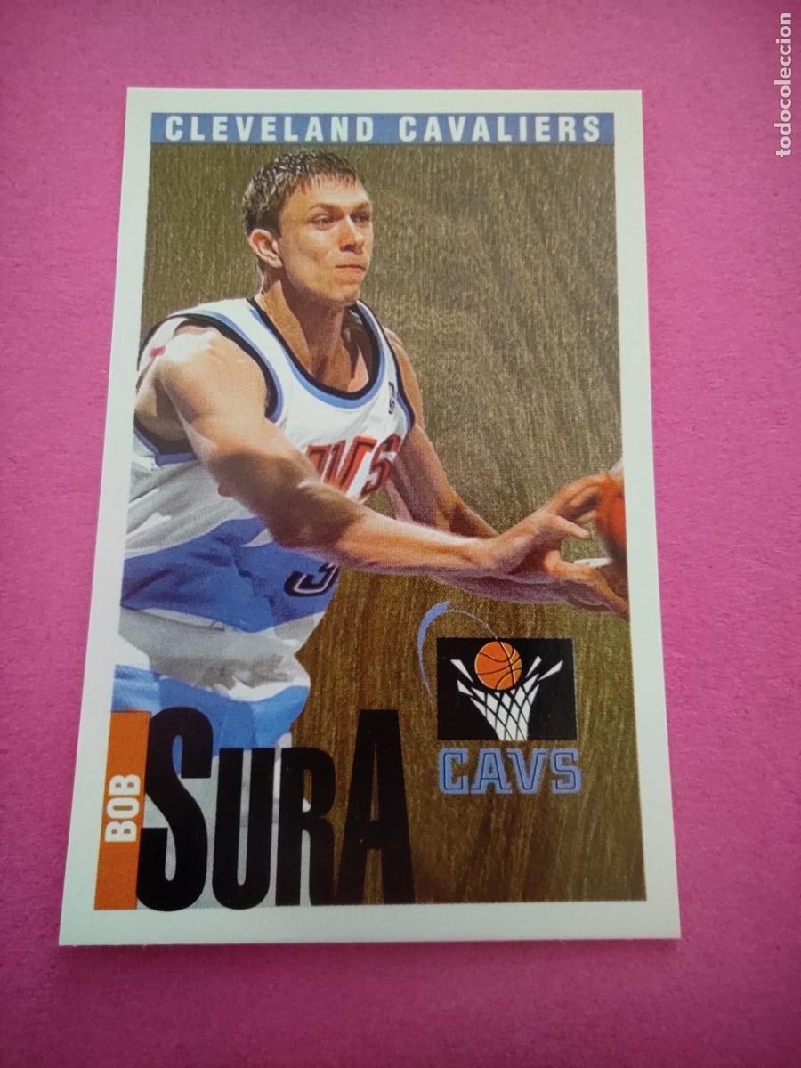 Coleccionismo deportivo: 102 - BOB SURA (CLEVELAND CAVALIERS) 96 97 - CROMO PANINI NBA BASKETBALL 1996 1997