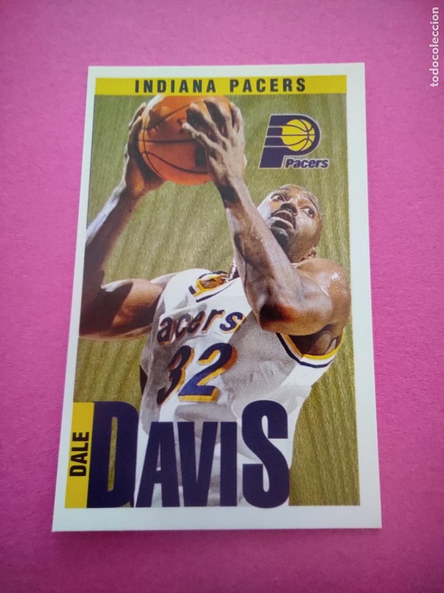 Coleccionismo deportivo: 113 - DALE DAVIS (INDIANA PACERS) 96 97 - CROMO PANINI NBA BASKETBALL 1996 1997