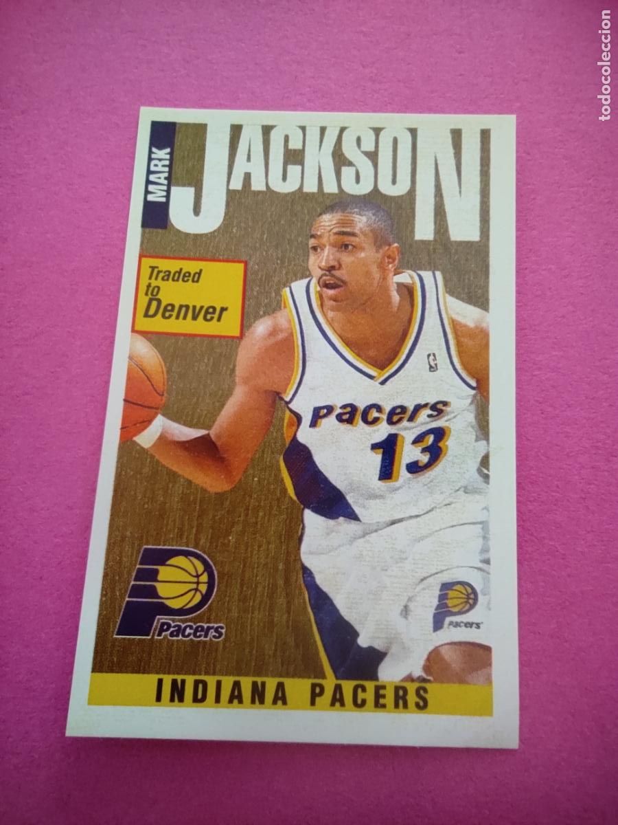 Coleccionismo deportivo: 114 - MARK JACKSON (INDIANA PACERS) 96 97 - CROMO PANINI NBA BASKETBALL 1996 1997