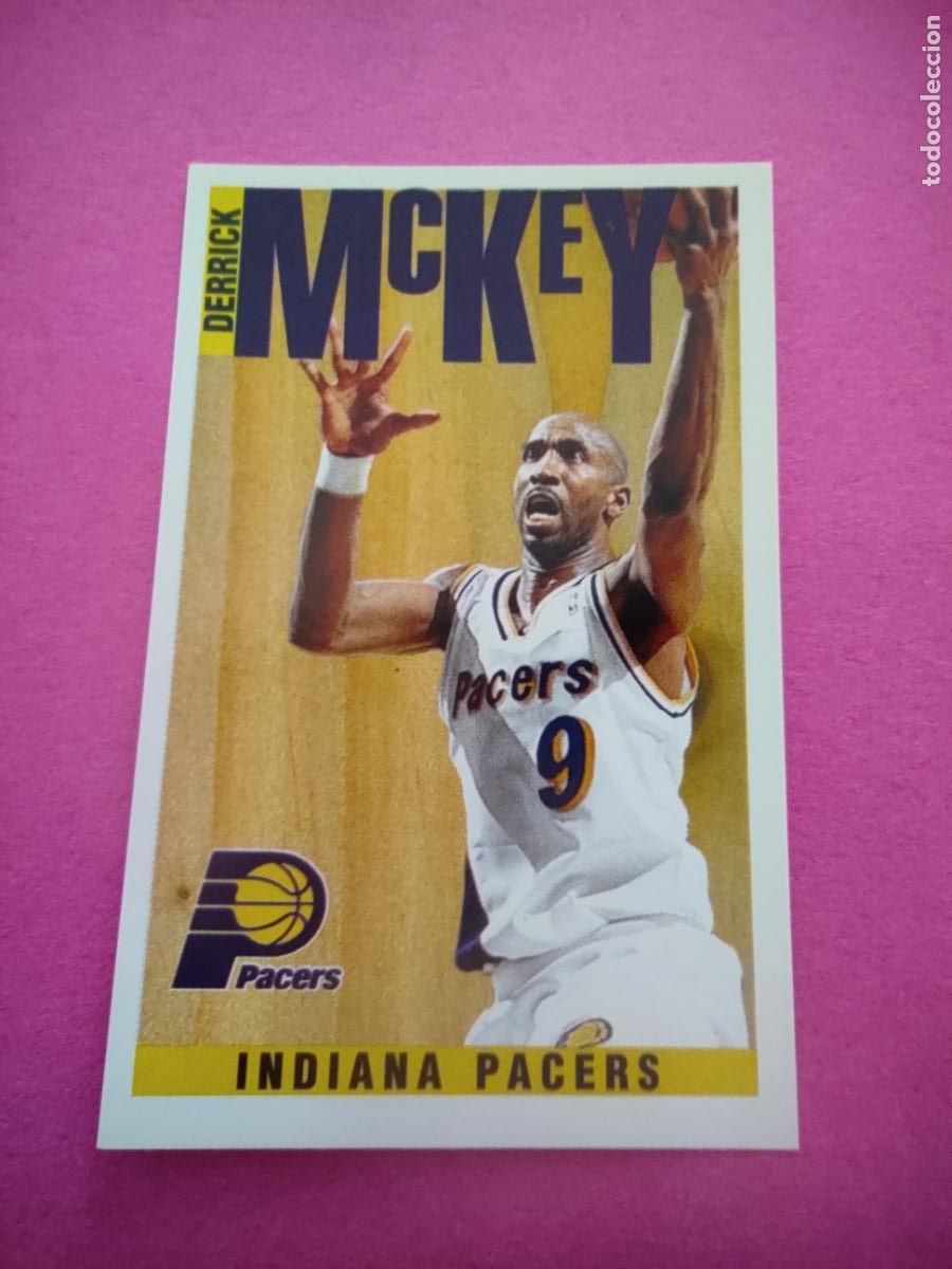 Coleccionismo deportivo: 115 - DERRICK MCKEY (INDIANA PACERS) 96 97 - CROMO PANINI NBA BASKETBALL 1996 1997