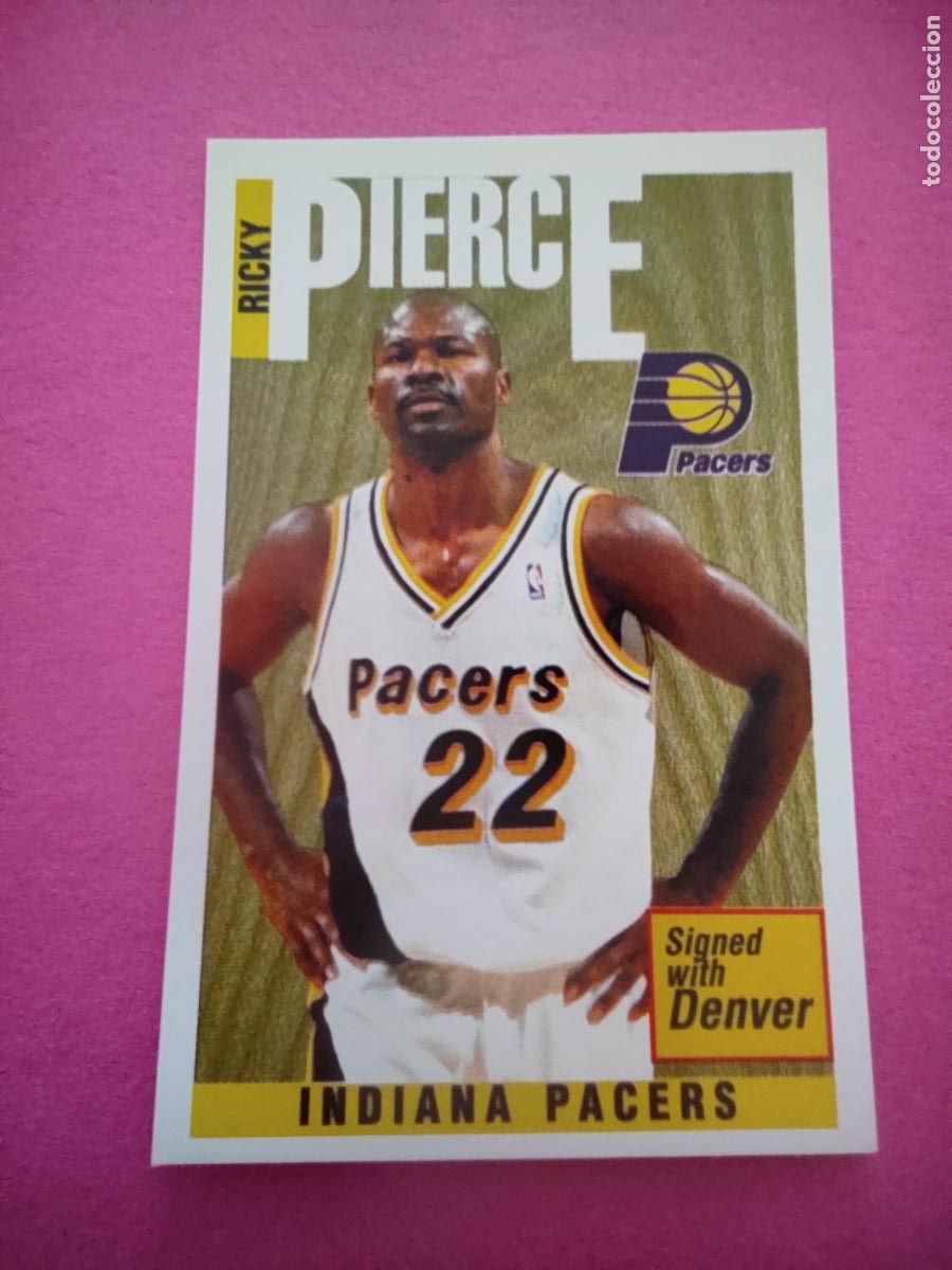 Coleccionismo deportivo: 117 - RICKY PIERCE (INDIANA PACERS) 96 97 - CROMO PANINI NBA BASKETBALL 1996 1997