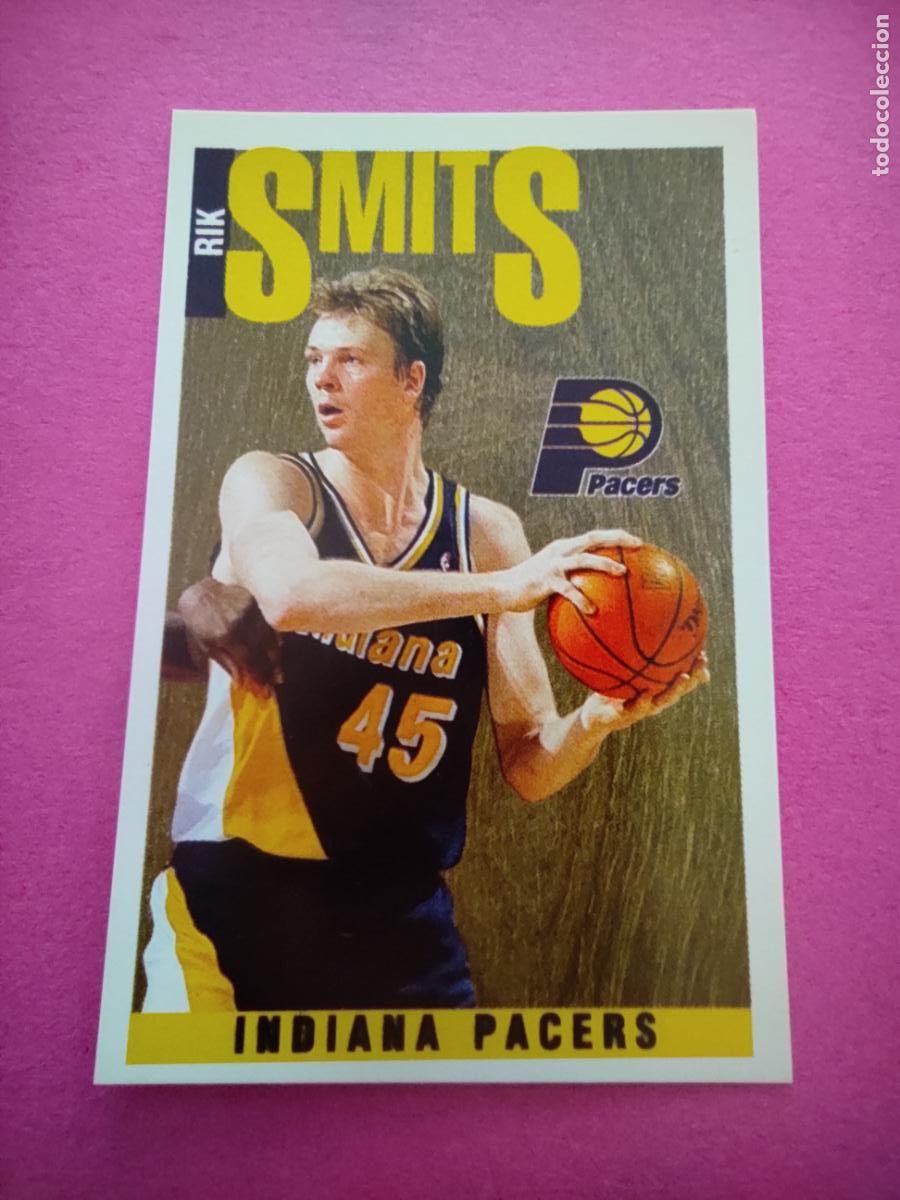 Coleccionismo deportivo: 119 - RIK SMITS (INDIANA PACERS) 96 97 - CROMO PANINI NBA BASKETBALL 1996 1997