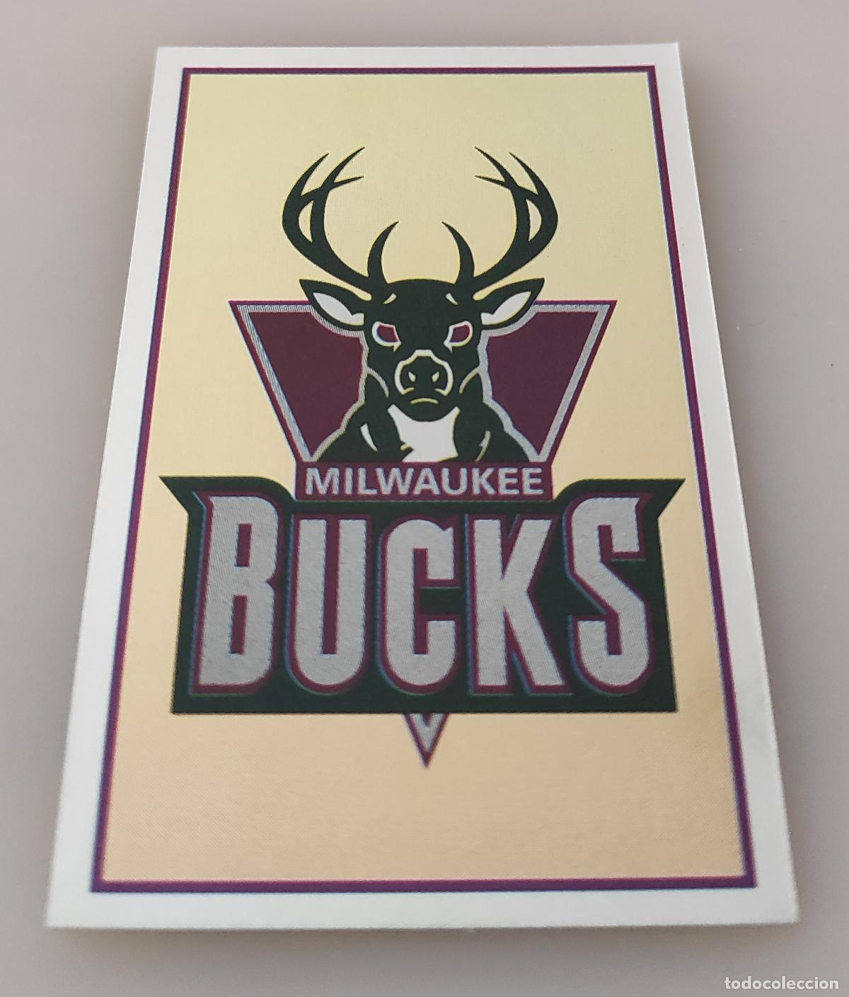 Coleccionismo deportivo: 125 - LOGO (MILWAUKEE BUCKS) 96 97 - CROMO PANINI NBA BASKETBALL 1996 1997