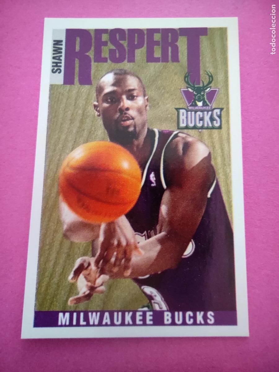 Coleccionismo deportivo: 128 - SHAWN RESPERT (MILWAUKEE BUCKS) 96 97 - CROMO PANINI NBA BASKETBALL 1996 1997