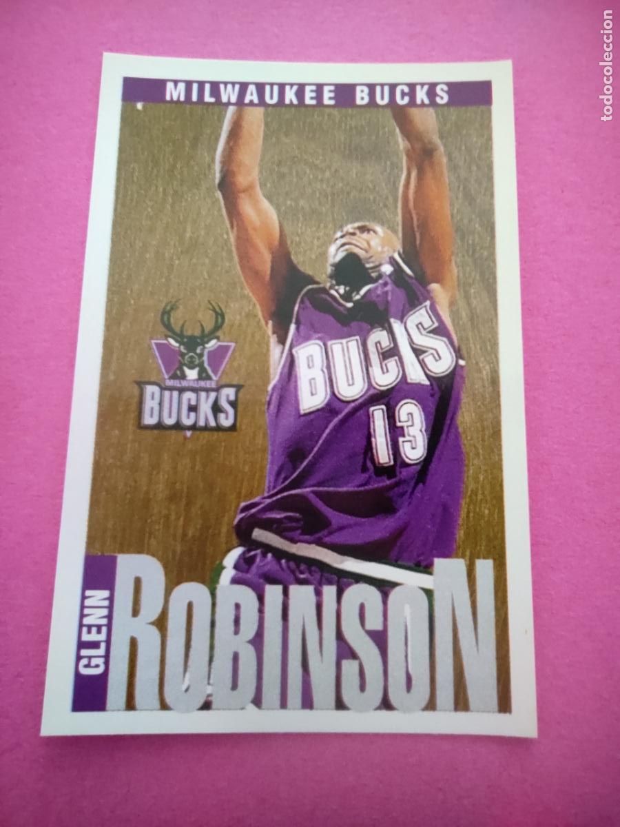 Coleccionismo deportivo: 129 - GLENN ROBINSON (MILWAUKEE BUCKS) 96 97 - CROMO PANINI NBA BASKETBALL 1996 1997