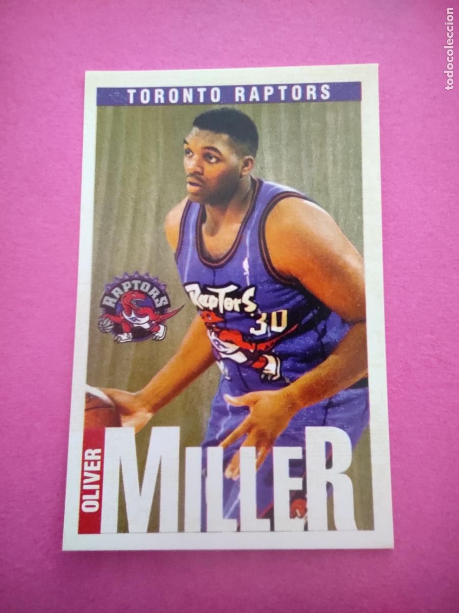 Coleccionismo deportivo: 132 - OLIVER MILLER (TORONTO RAPTORS) 96 97 - CROMO PANINI NBA BASKETBALL 1996 1997