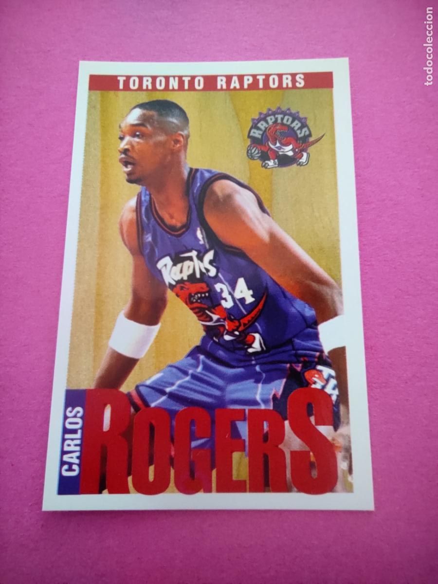 Coleccionismo deportivo: 136 - CARLOS ROGERS (TORONTO RAPTORS) 96 97 - CROMO PANINI NBA BASKETBALL 1996 1997