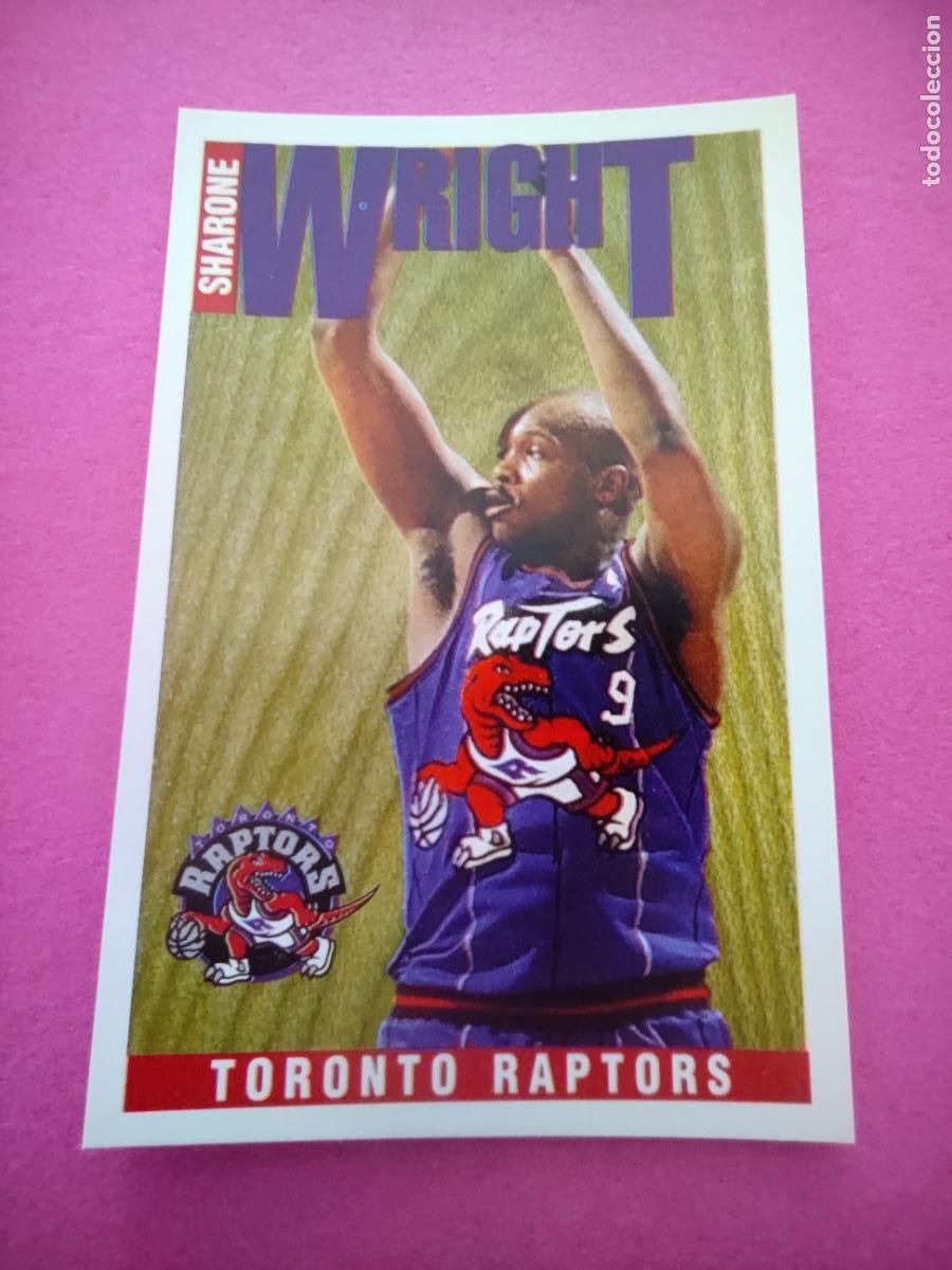 Coleccionismo deportivo: 138 - SHARONE WRIGHT (TORONTO RAPTORS) 96 97 - CROMO PANINI NBA BASKETBALL 1996 1997