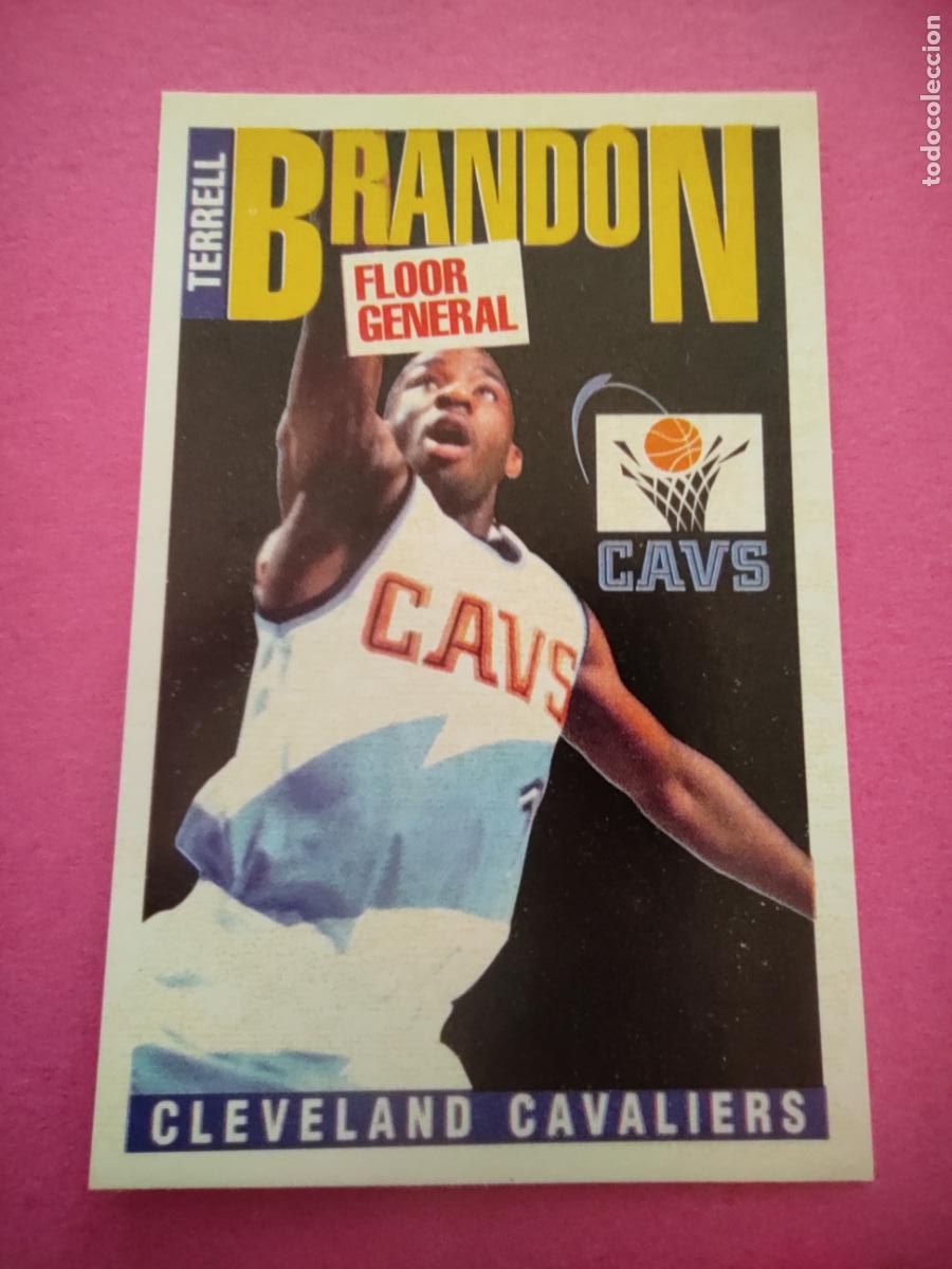Coleccionismo deportivo: 140 - TERRELL BRANDON (CLEVELAND CAVALIERS) GENERALS FLOOR 96 97 - CROMO PANINI NBA BASKETBALL 1996