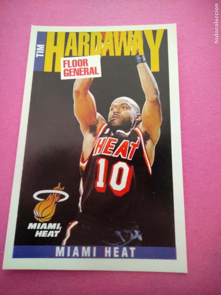 Coleccionismo deportivo: 142 - TIM HARDAWAY (MIAMI HEAT) GENERALS FLOOR 96 97 - CROMO PANINI NBA BASKETBALL 1996 1997