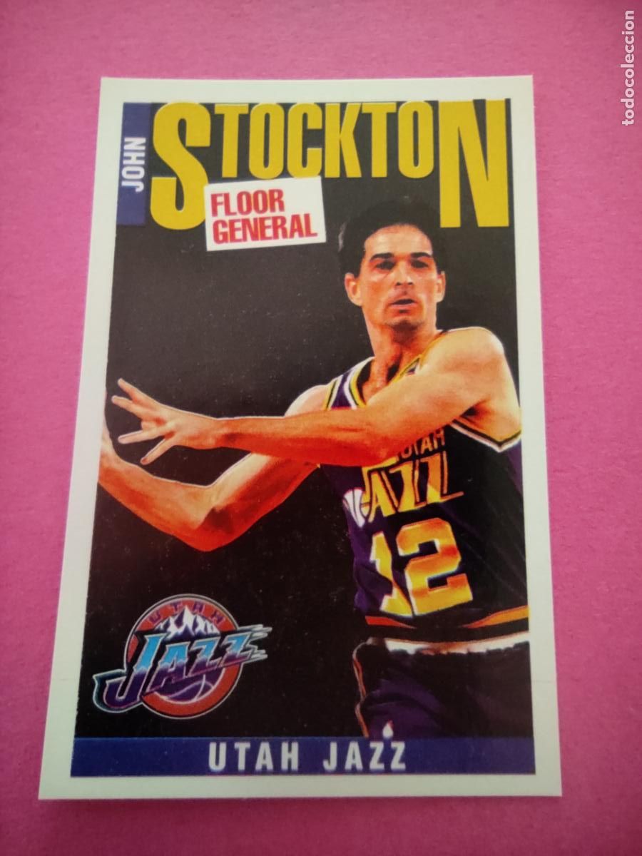 Coleccionismo deportivo: 145 - JOHN STOCKTON (UTAH JAZZ) GENERALS FLOOR 96 97 - CROMO PANINI NBA BASKETBALL 1996 1997