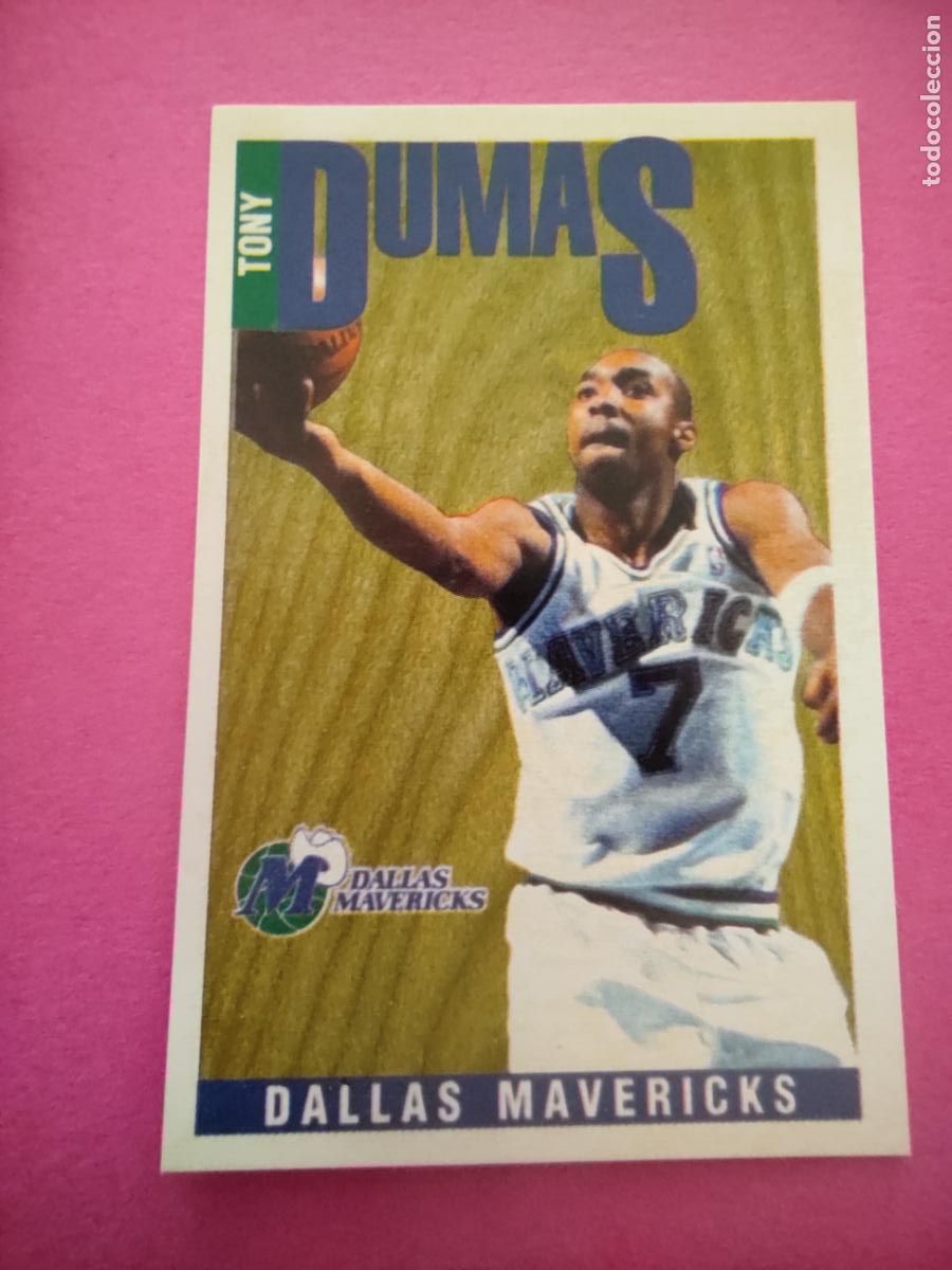 Coleccionismo deportivo: 147 - TONY DUMAS (DALLAS MAVERICKS) 96 97 - CROMO PANINI NBA BASKETBALL 1996 1997