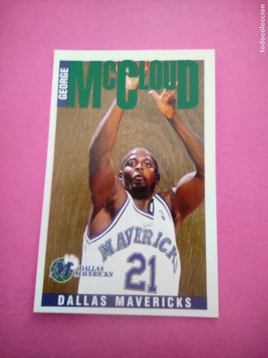 Coleccionismo deportivo: 154 - GEORGE MCCLOUD (DALLAS MAVERICKS) 96 97 - CROMO PANINI NBA BASKETBALL 1996 1997