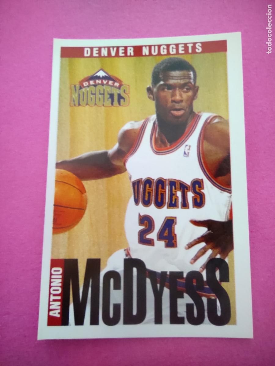 Coleccionismo deportivo: 160 - ANTONIO MCDYESS (DENVER NUGGETS) 96 97 - CROMO PANINI NBA BASKETBALL 1996 1997